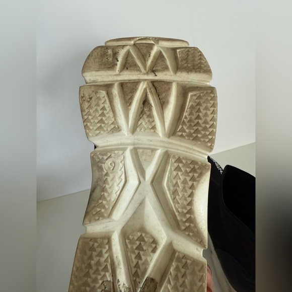 Valentino Womens Woven Logo Graphic Slip On Stretch Sock Sneakers Black Size 9 - Picture 7 of 7